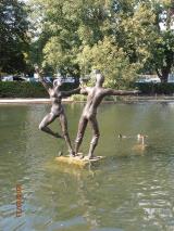 Rock and Roll Sculpture Water Gardens